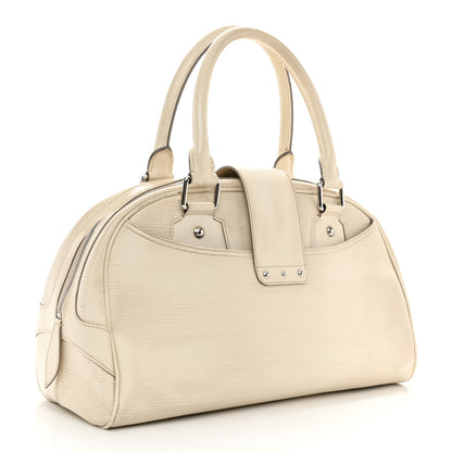 Louis Vuitton Epi Bowling Montaigne GM Ivory 3 of 15