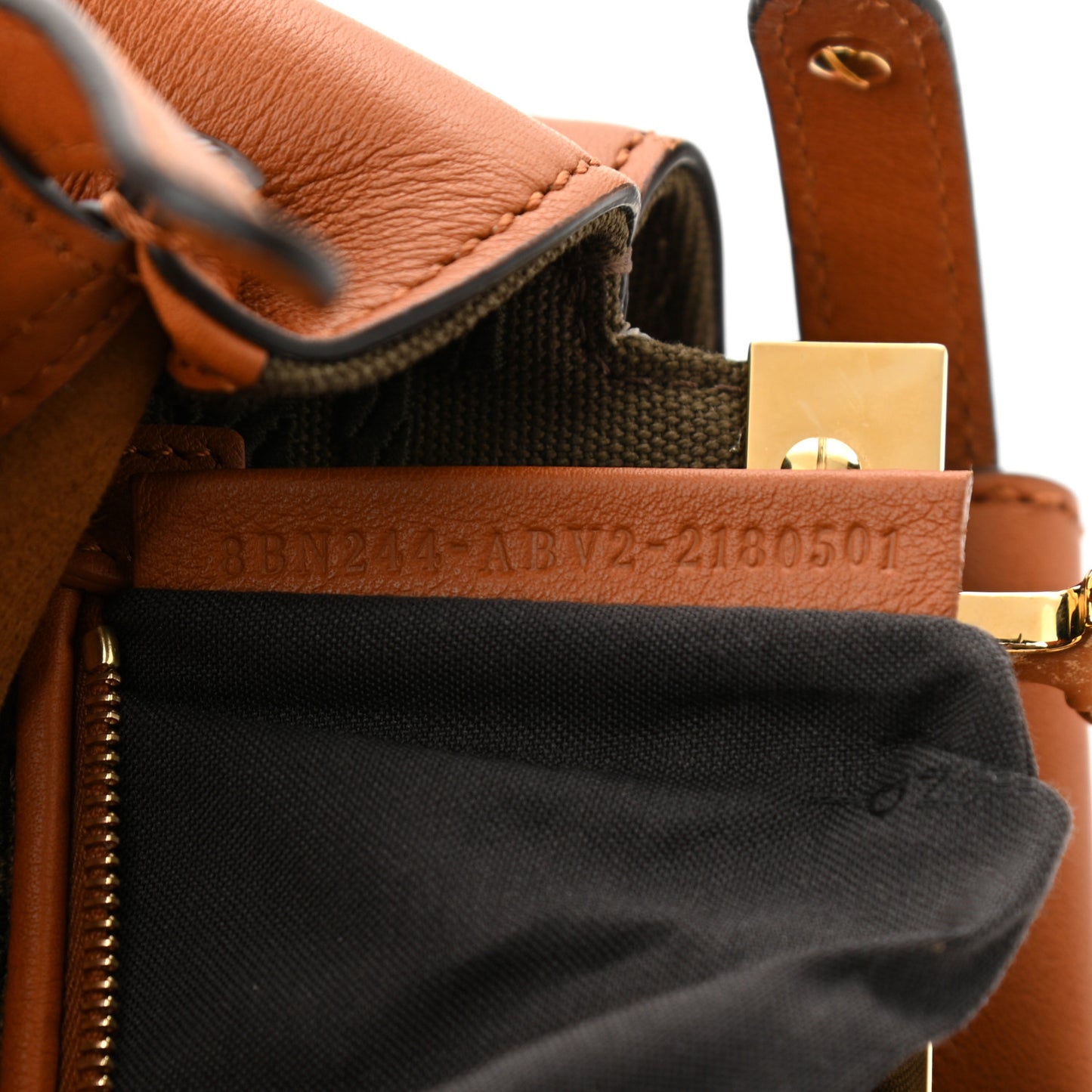 Vitello Seta Canvas FF Embroidered Mini Peekaboo Iconic Satchel Brandy Amazzonia