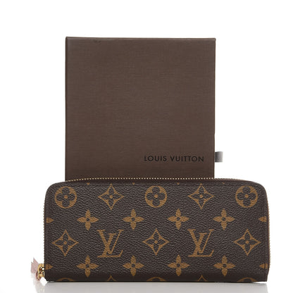 Louis Vuitton Monogram Clemence Wallet Rose Ballerine 8 of 8