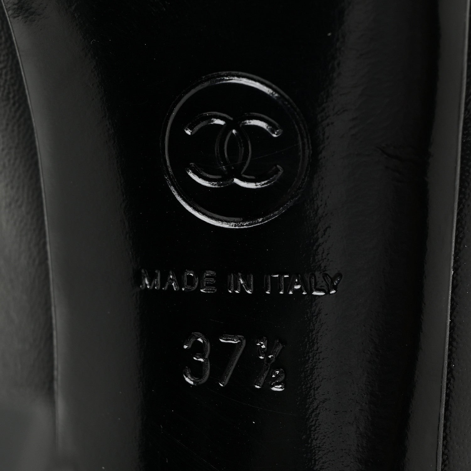 Chanel Lambskin Booties 37.5 Black 10 of 14