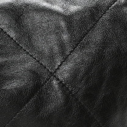 Chanel Shiny Calfskin Quilted Chanel 22 Black 9 of 11