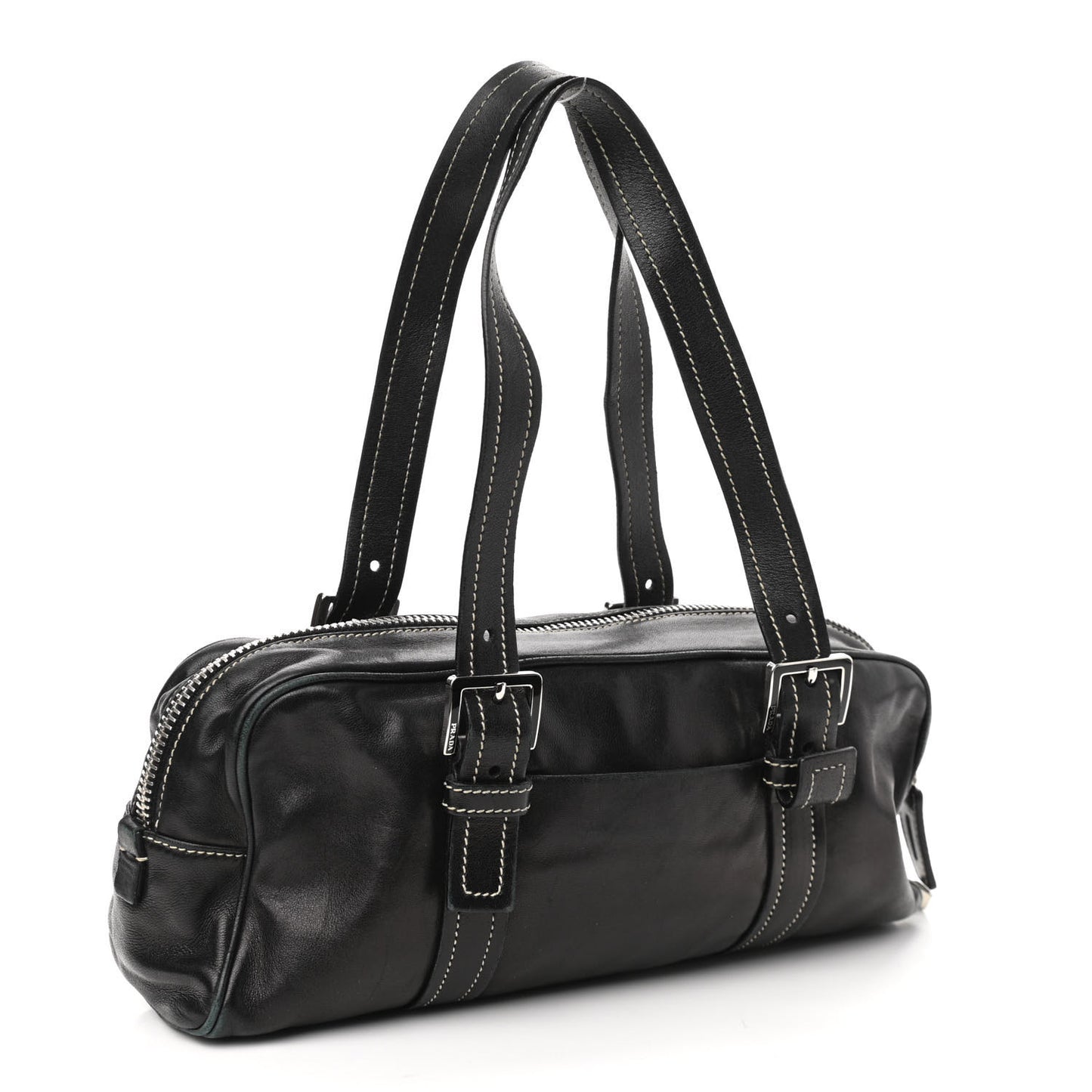 Soft Calf Shoulder Bag Black