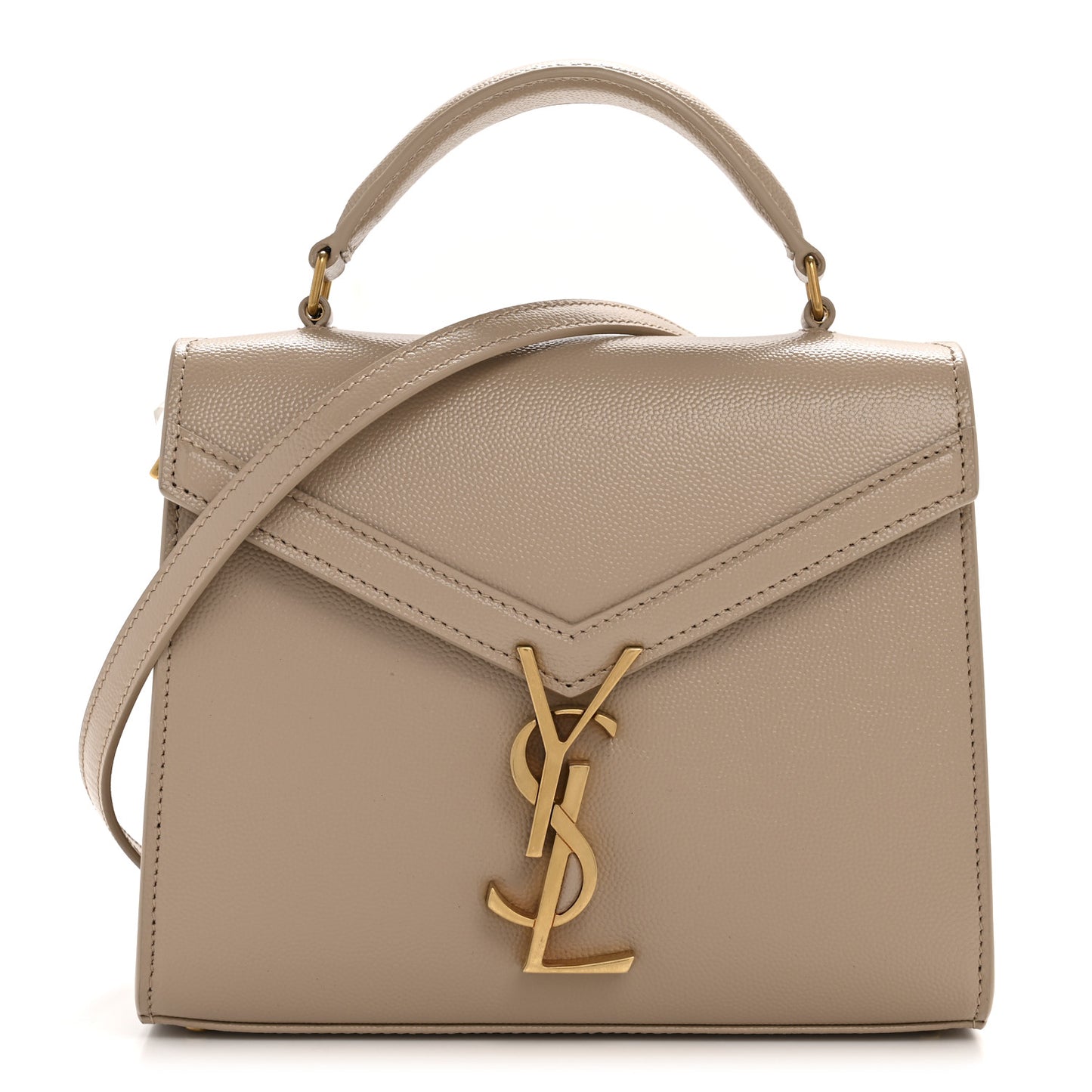 Grain de Poudre Mini Classic Monogram Cassandra Top Handle Beige