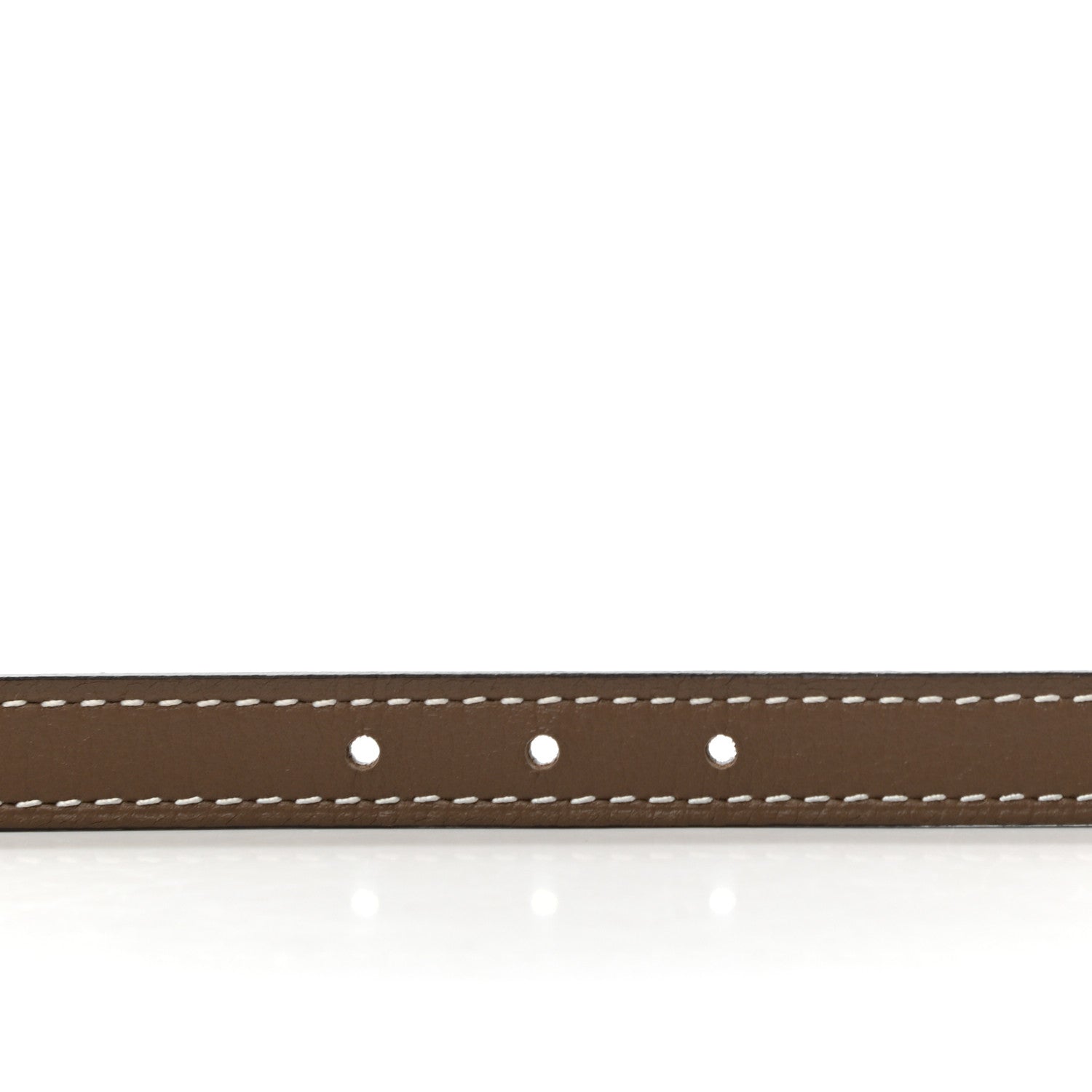 Hermes Epsom Swift 13mm Focus Belt 75 Etoupe White 4 of 9