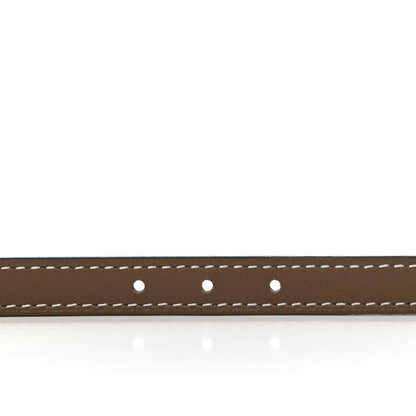 Hermes Epsom Swift 13mm Focus Belt 75 Etoupe White 4 of 9