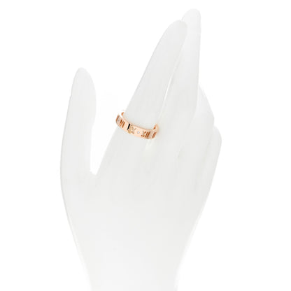 Tiffany 18K Rose Gold Diamond Atlas Pierced Ring 59 8.75 2 of 4