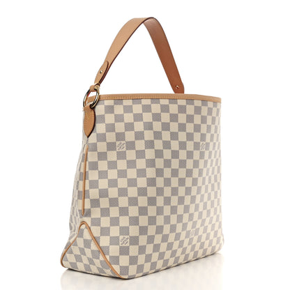 Louis Vuitton Damier Azur Delightful MM Pink 3 of 10