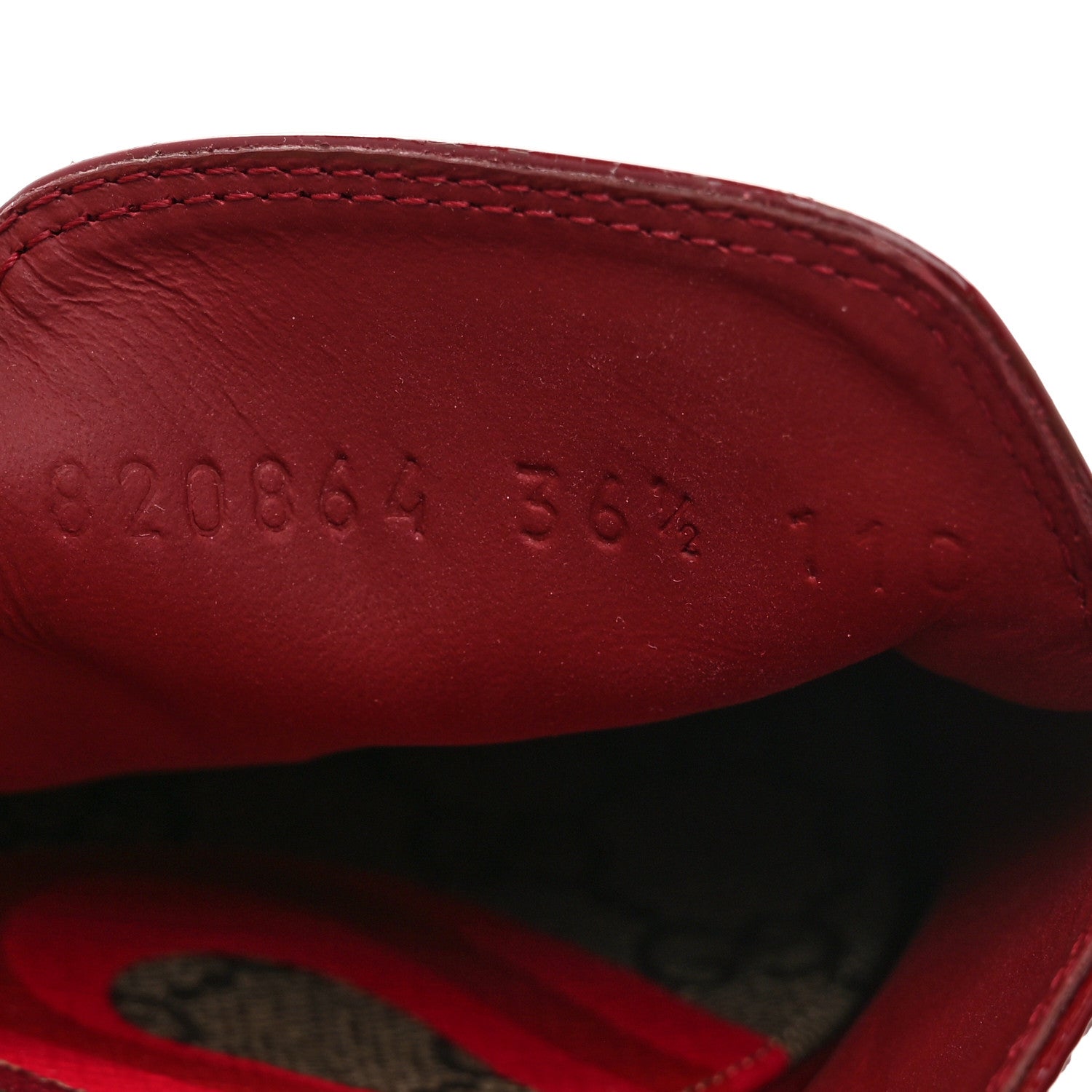 Gucci Patent Womens Princetown Slippers 36.5 Rosso Ancora 8 of 9