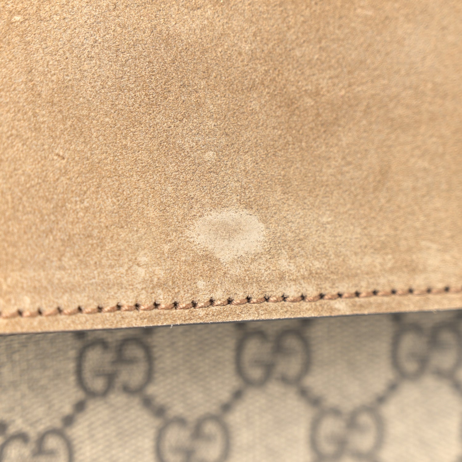 Gucci GG Supreme Monogram Medium Dionysus Shoulder Bag Taupe 11 of 13