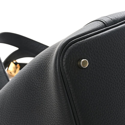 Hermes Taurillon Clemence Picotin Lock 22 MM Black 9 of 13