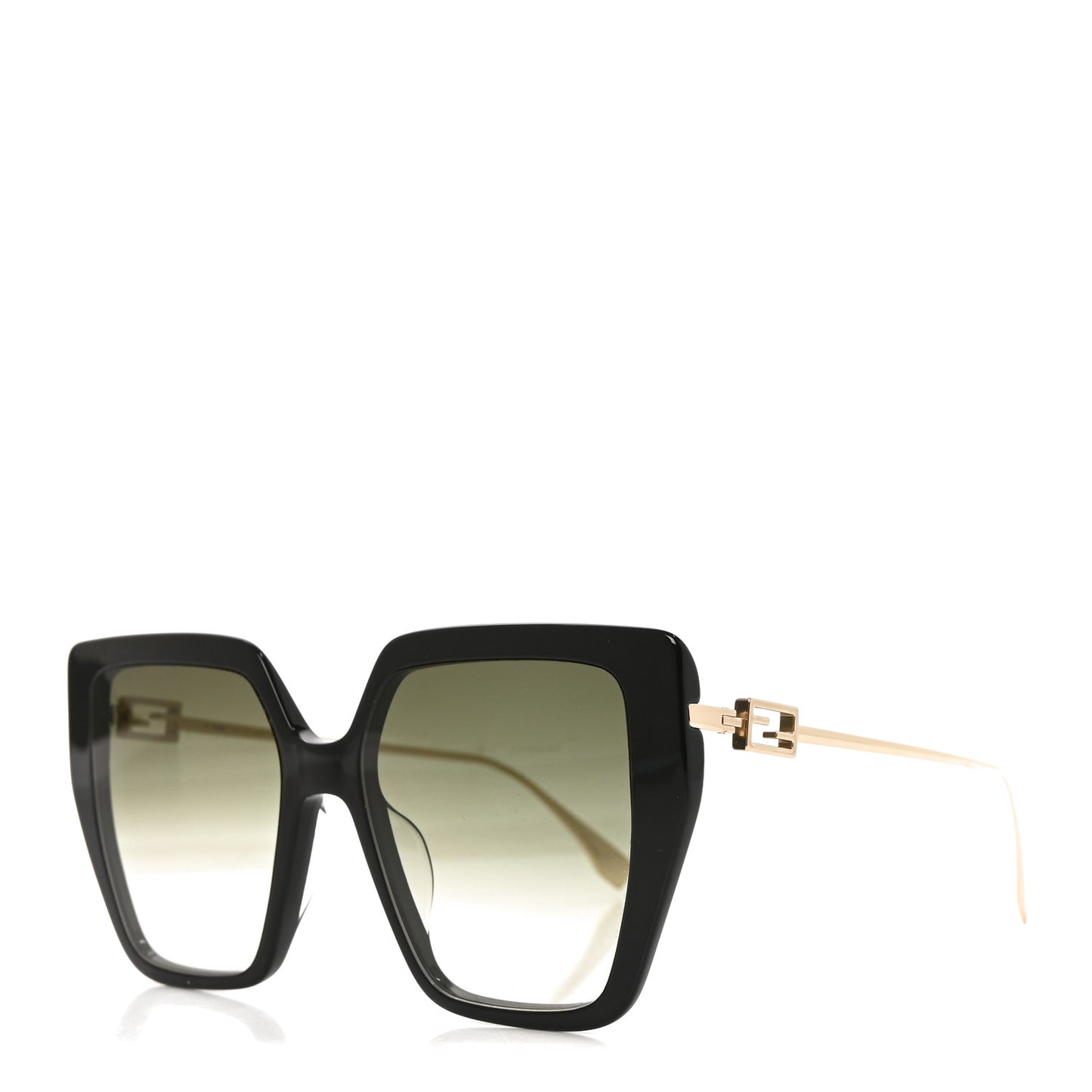 Acetate FF Butterfly Sunglasses FE40012U Black