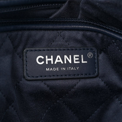 Chanel Metallic Calfskin Quilted Small Chanel 22 Navy Blue 7 of 11