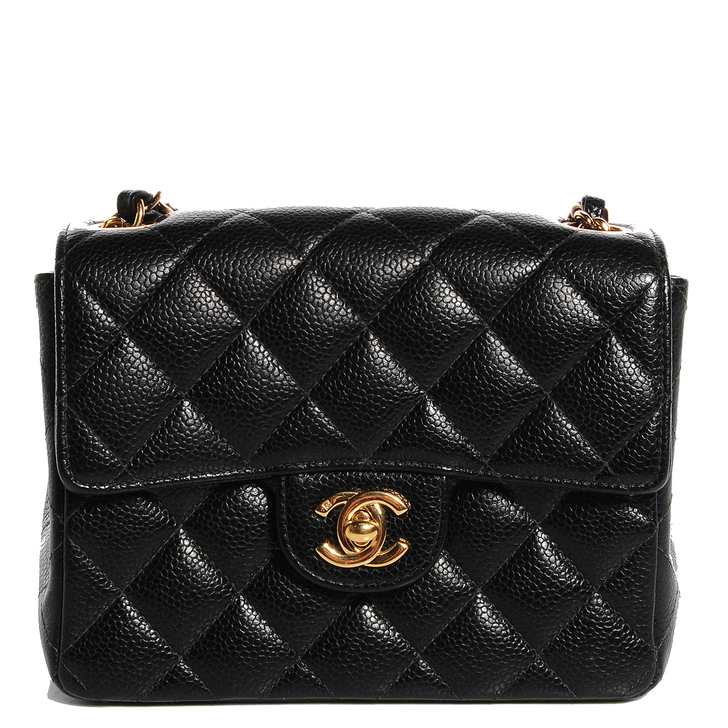 Chanel Caviar Quilted Mini Square Flap Bag Black 1 of 7