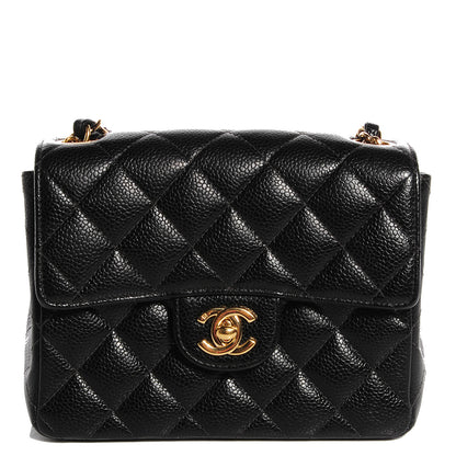 Chanel Caviar Quilted Mini Square Flap Bag Black 1 of 7