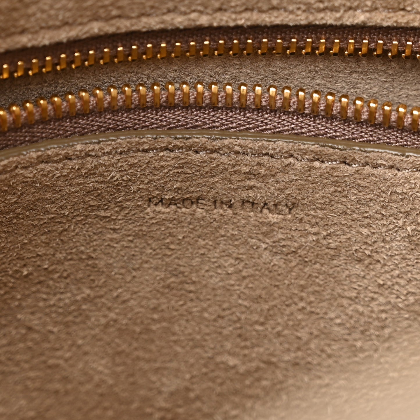 Soft Grained Calfskin Small Sangle Bucket Bag Taupe
