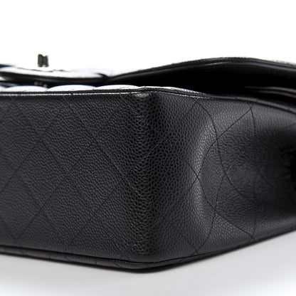 Chanel Caviar Quilted Jumbo Double Flap Black 9 of 11