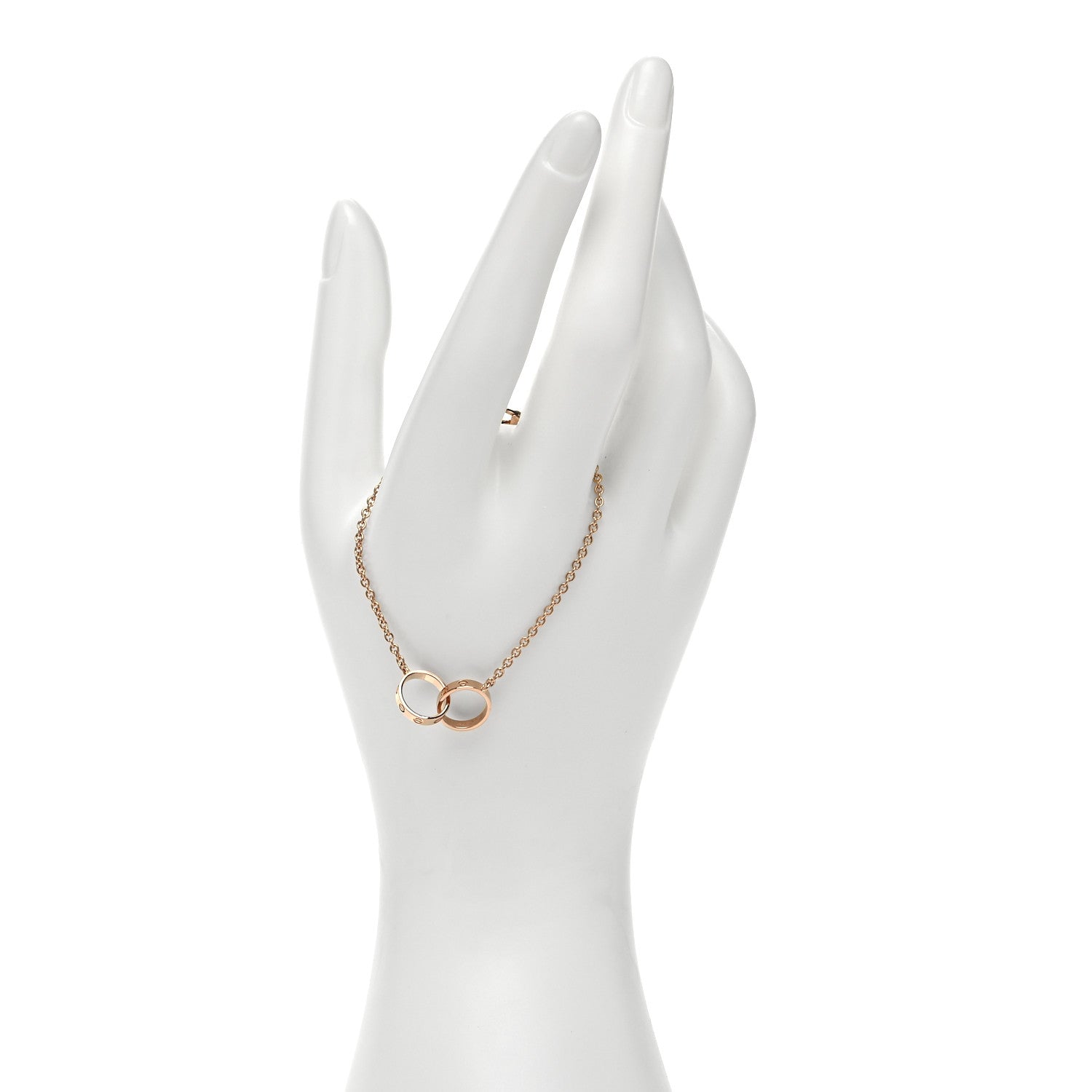 Cartier 18K Pink Gold Interlocking LOVE Bracelet 2 of 5