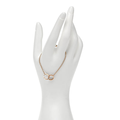 Cartier 18K Pink Gold Interlocking LOVE Bracelet 2 of 5