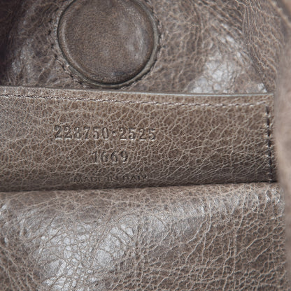 Balenciaga Agneau Classic Hardware S Sunday Tote Gris Poivre 7 of 21