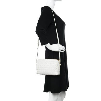 Bottega Veneta Nappa Intrecciato Crossbody White 2 of 10