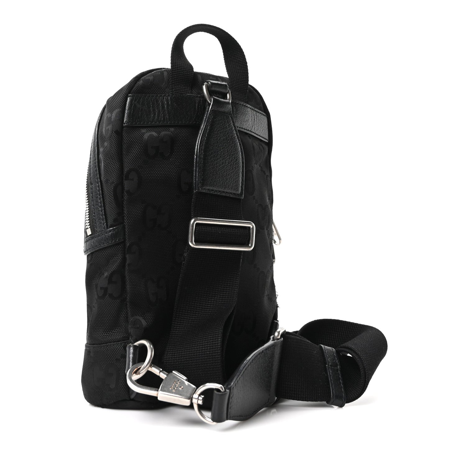 Econyl Nylon Monogram Off The Grid Sling Backpack Black