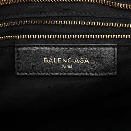 Balenciaga Chevre Gold Metallic Edge Hardware City Black 8 of 12