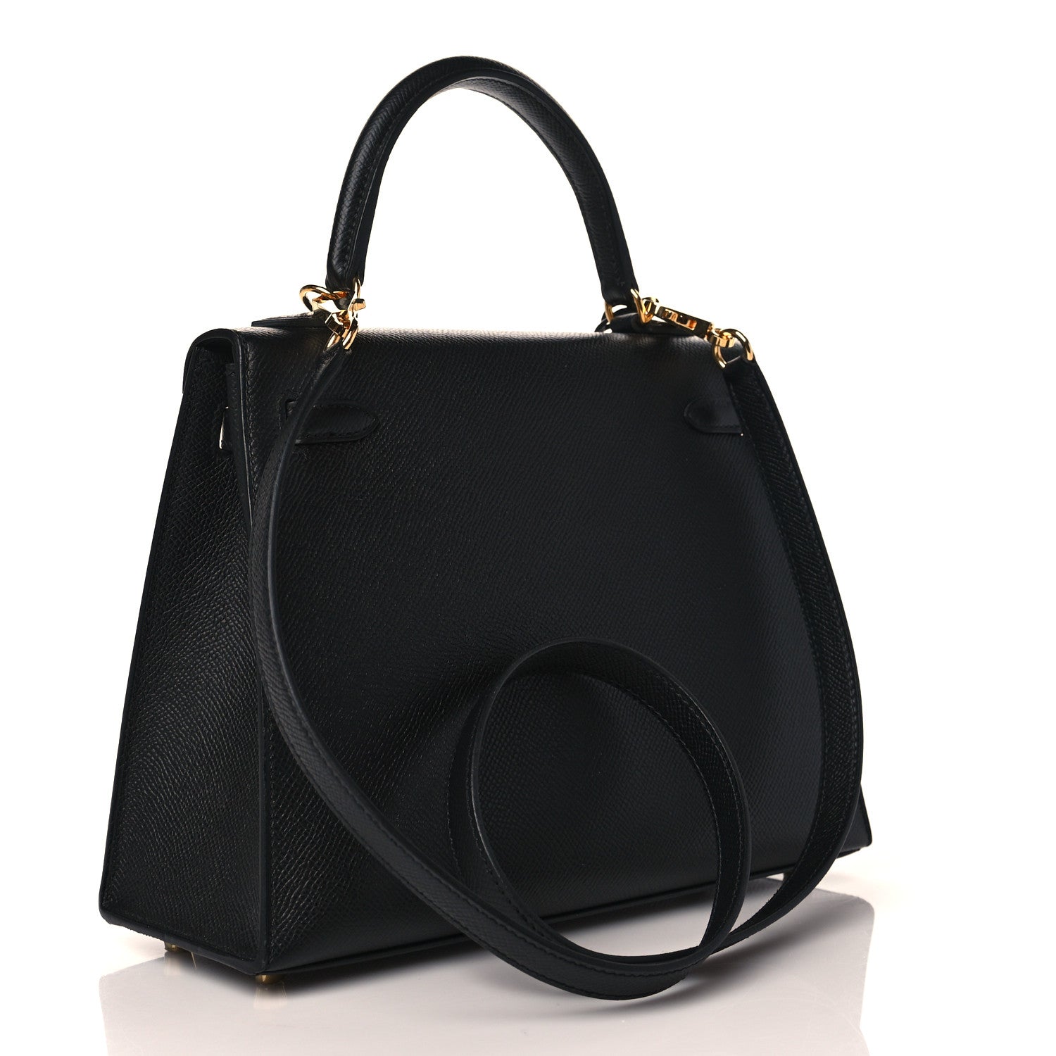 Hermes Epsom Kelly Sellier 25 Black 3 of 10