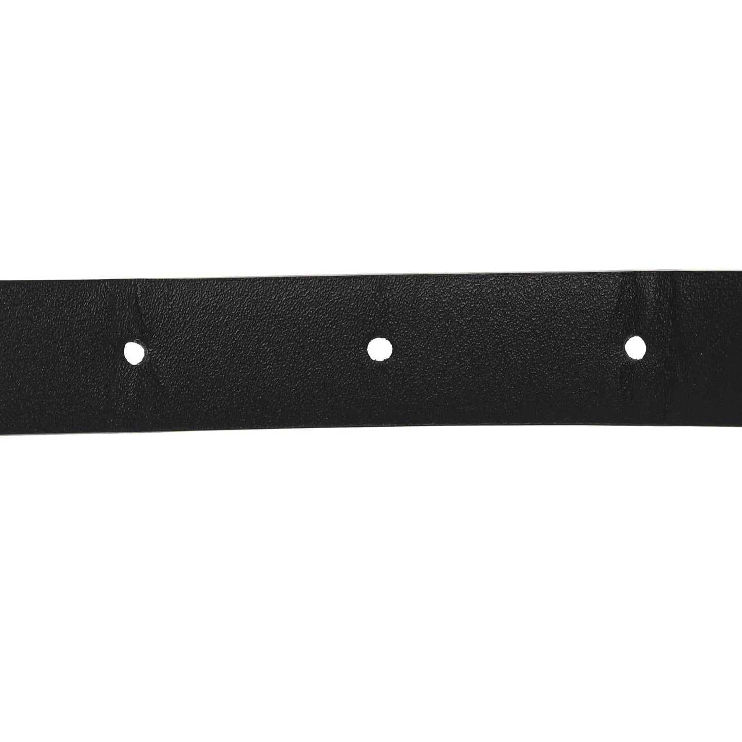 Calfskin Crystal Chain Logo Belt 75 30 Black