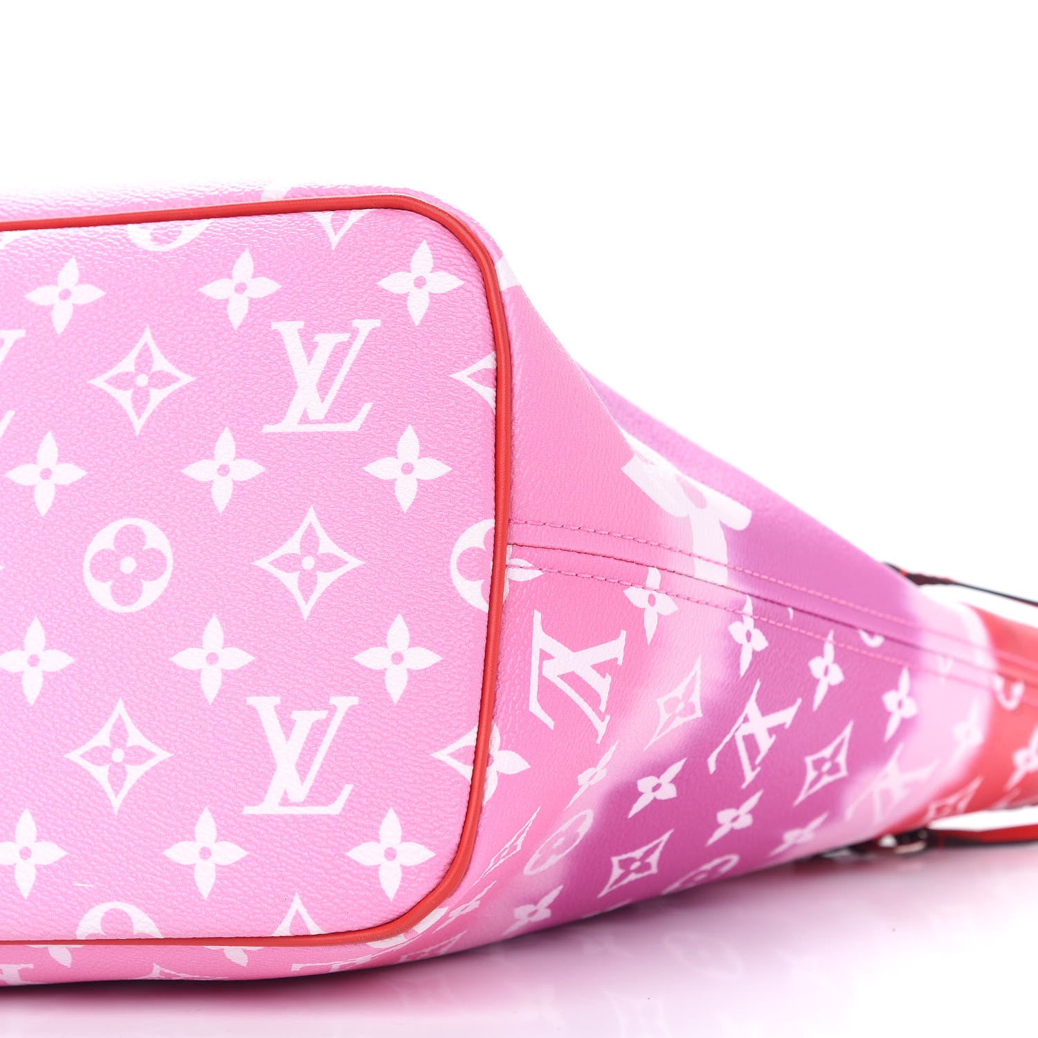 Louis Vuitton Monogram Escale Neverfull MM Rouge 9 of 9