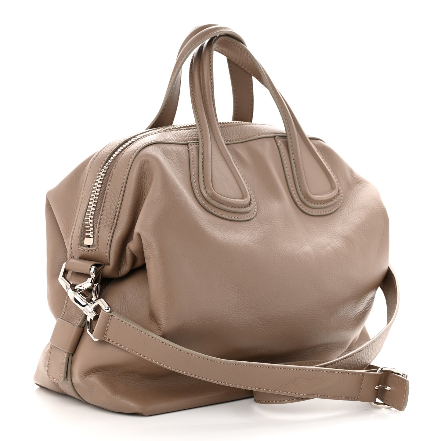 Grained Calfskin Medium Nightingale Brown