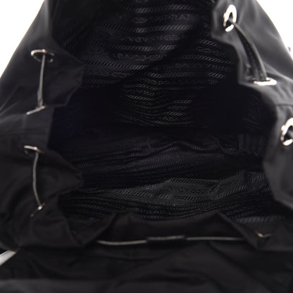 Prada Tessuto Nylon Saffiano Robot Backpack Black 7 of 12