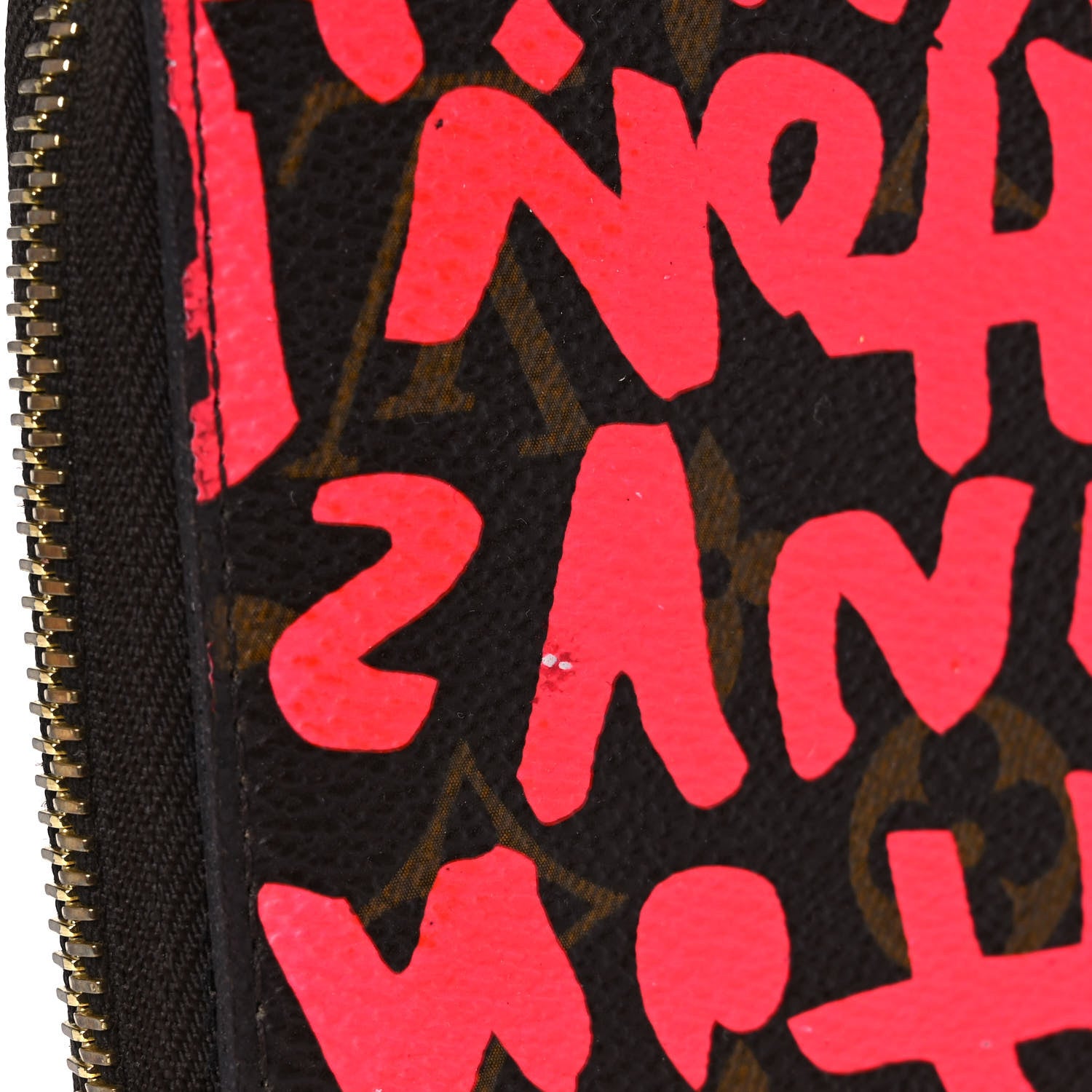 Louis Vuitton Monogram Graffiti Zippy Wallet Fuchsia 10 of 10