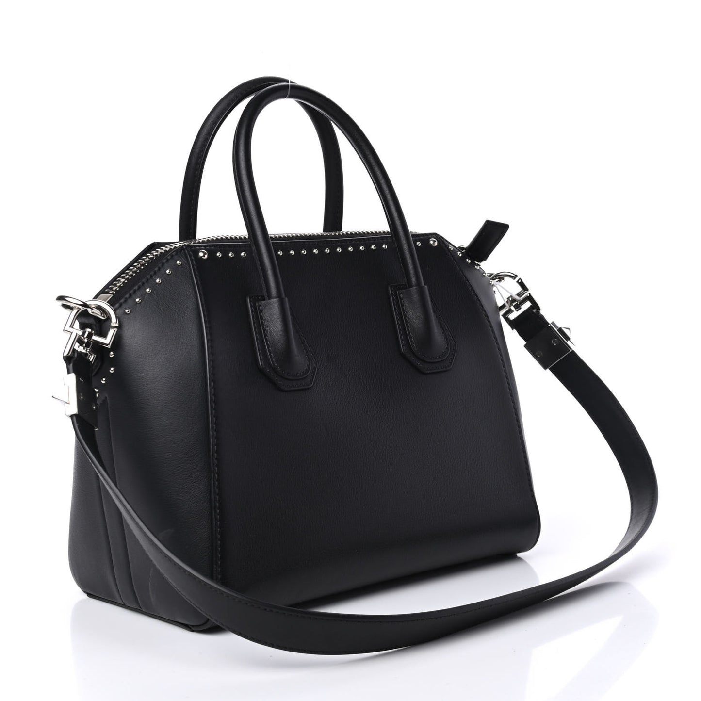 Calfskin Medium Studded Antigona Black