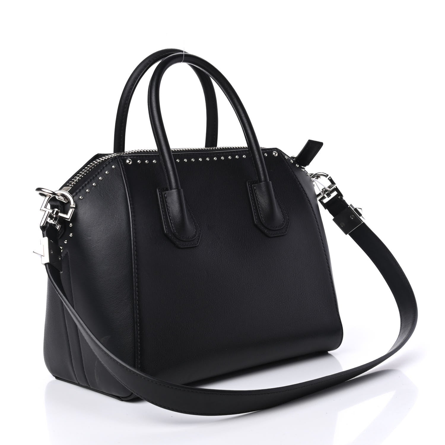 Givenchy Calfskin Medium Studded Antigona Black 2 of 4