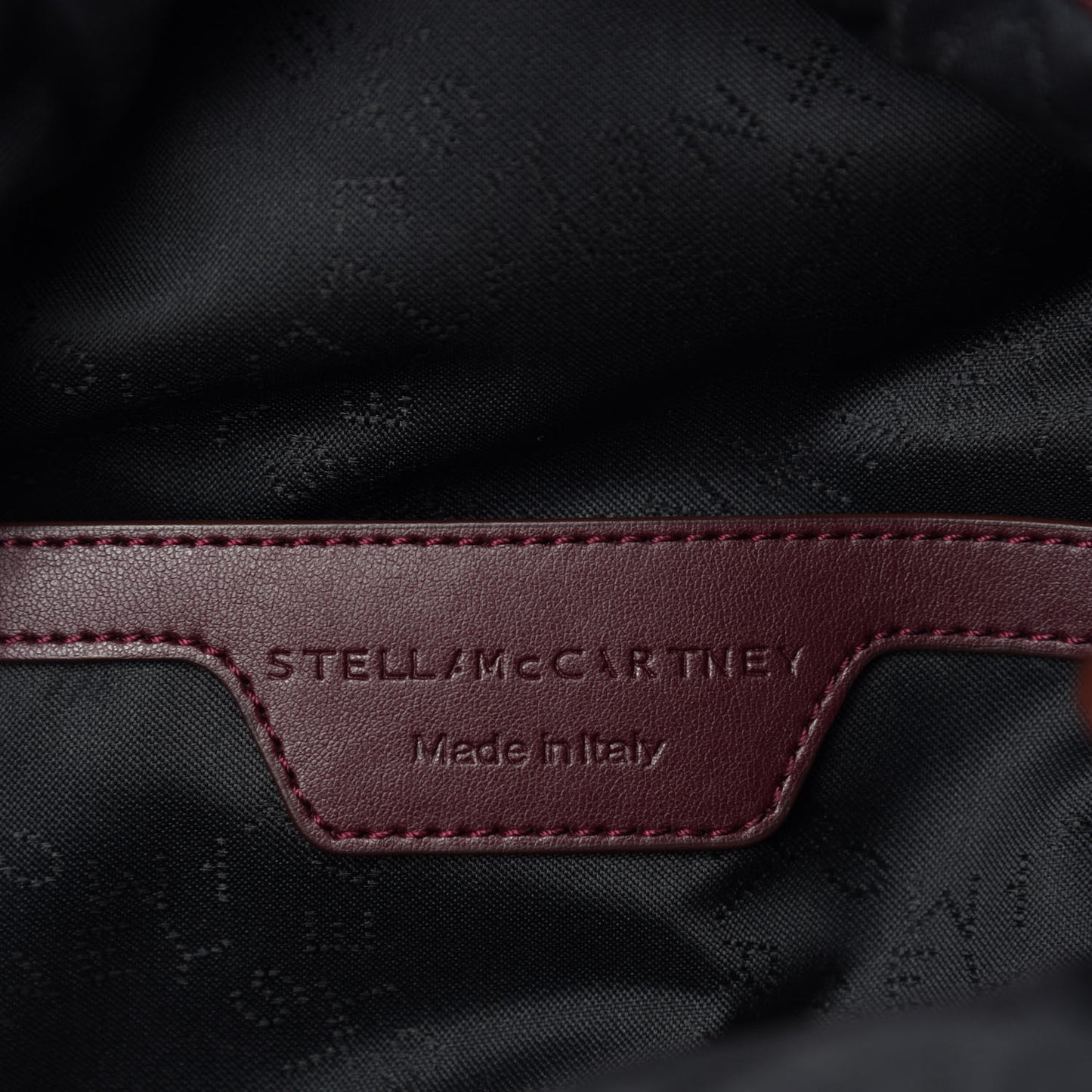Nylon Eco Alter Nappa Mini Falabella GO Backpack Burgundy