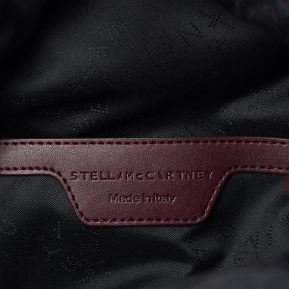 Stella McCartney Nylon Eco Alter Nappa Mini Falabella GO Backpack Burgundy 8 of 9