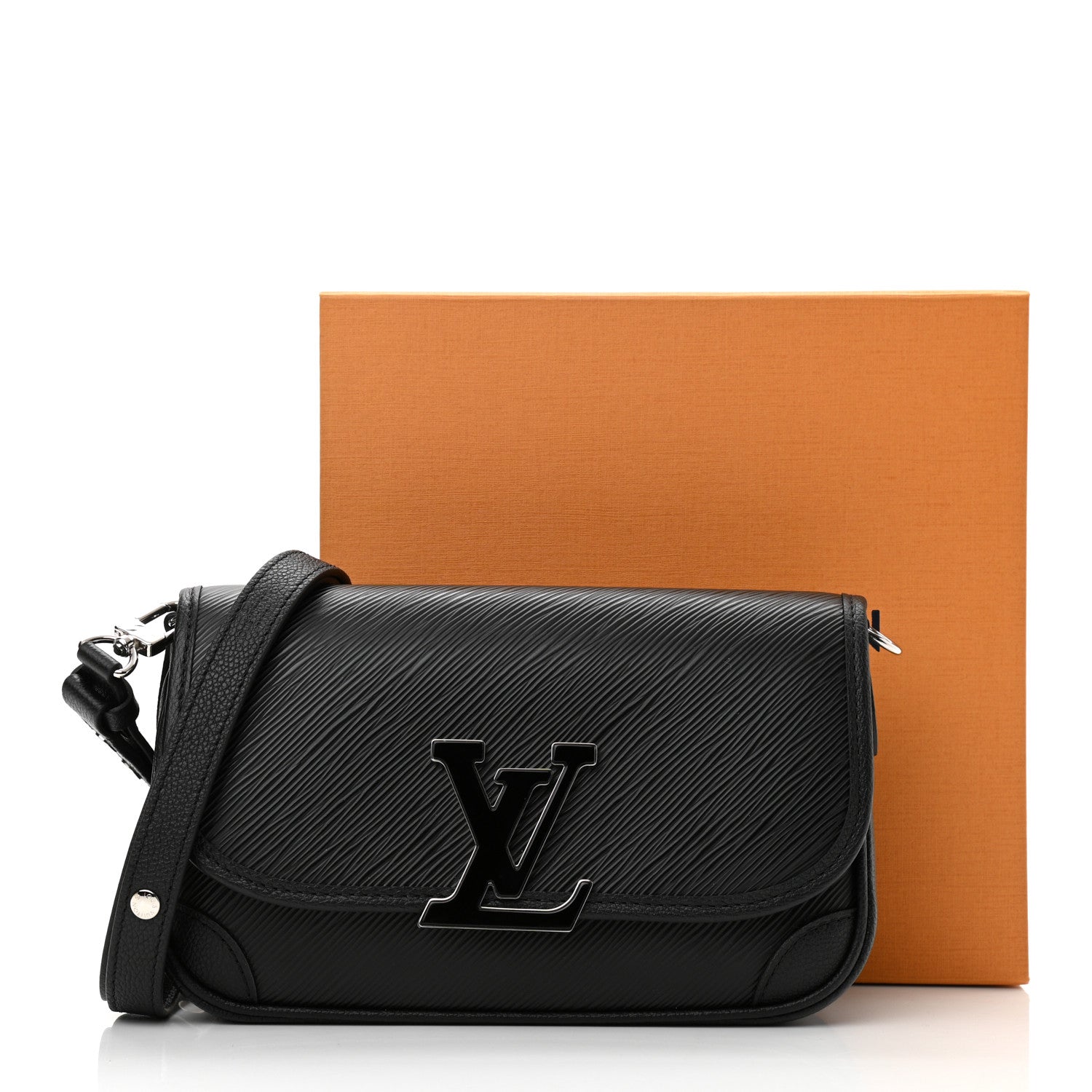 Louis Vuitton Epi Buci Crossbody Black 10 of 10