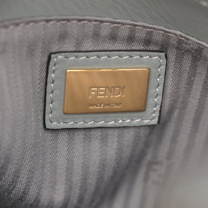 Fendi Vitello Elite Petite 2Jours Tote Grigio Grigio Chiaro 7 of 10