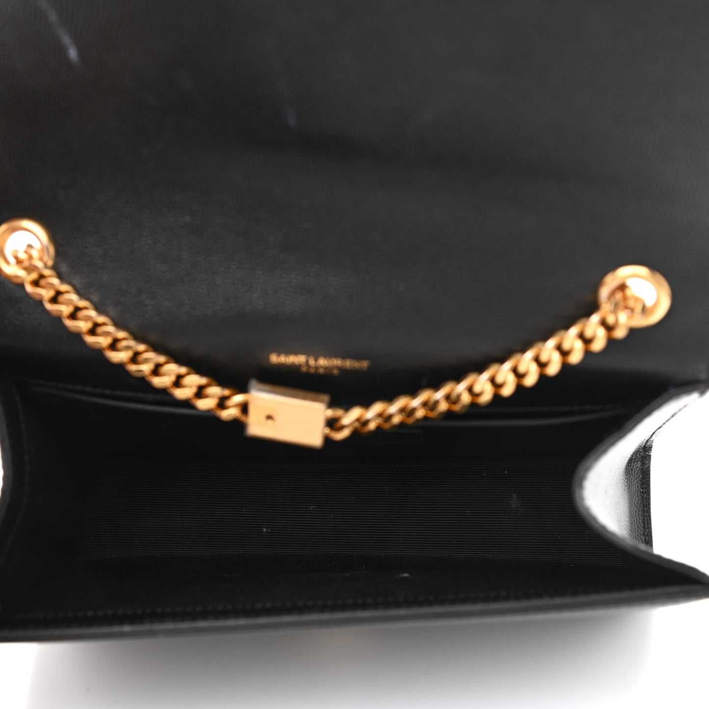 Grain De Poudre Small Monogram Kate Satchel Black