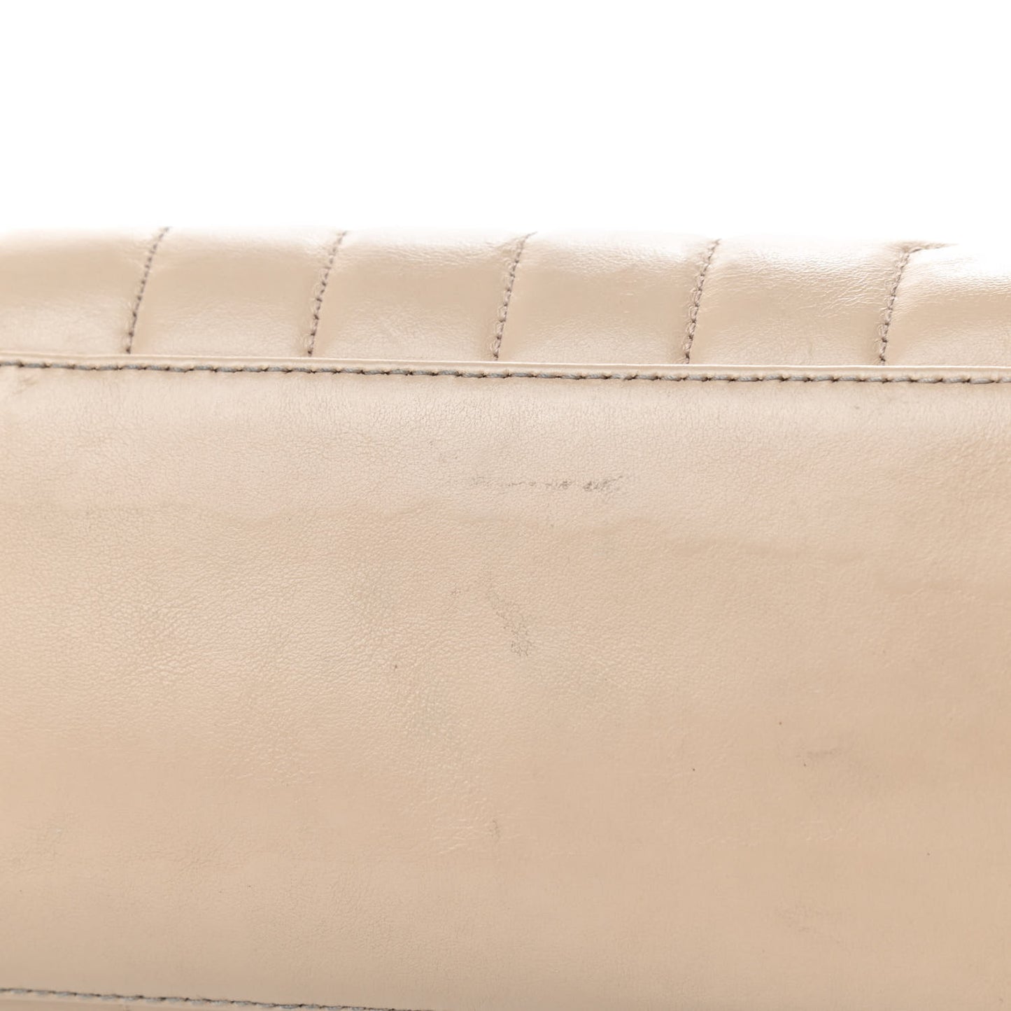 Calfskin Y Quilted Monogram Medium Loulou Chain Satchel Nude Powder