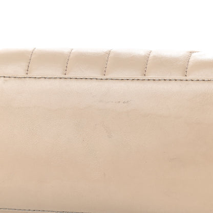Saint Laurent Calfskin Y Quilted Monogram Medium Loulou Chain Satchel Nude Powder 14 of 14