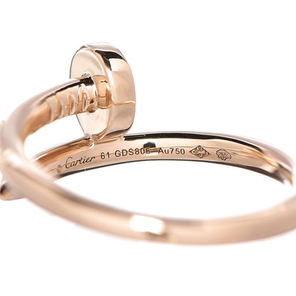 Cartier 18K Yellow Gold Juste Un Clou Ring 61 9.5 4 of 5