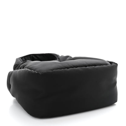 Prada Re-Nylon Soft Padded Small Double Handled Shoulder Bag Black 4 of 10