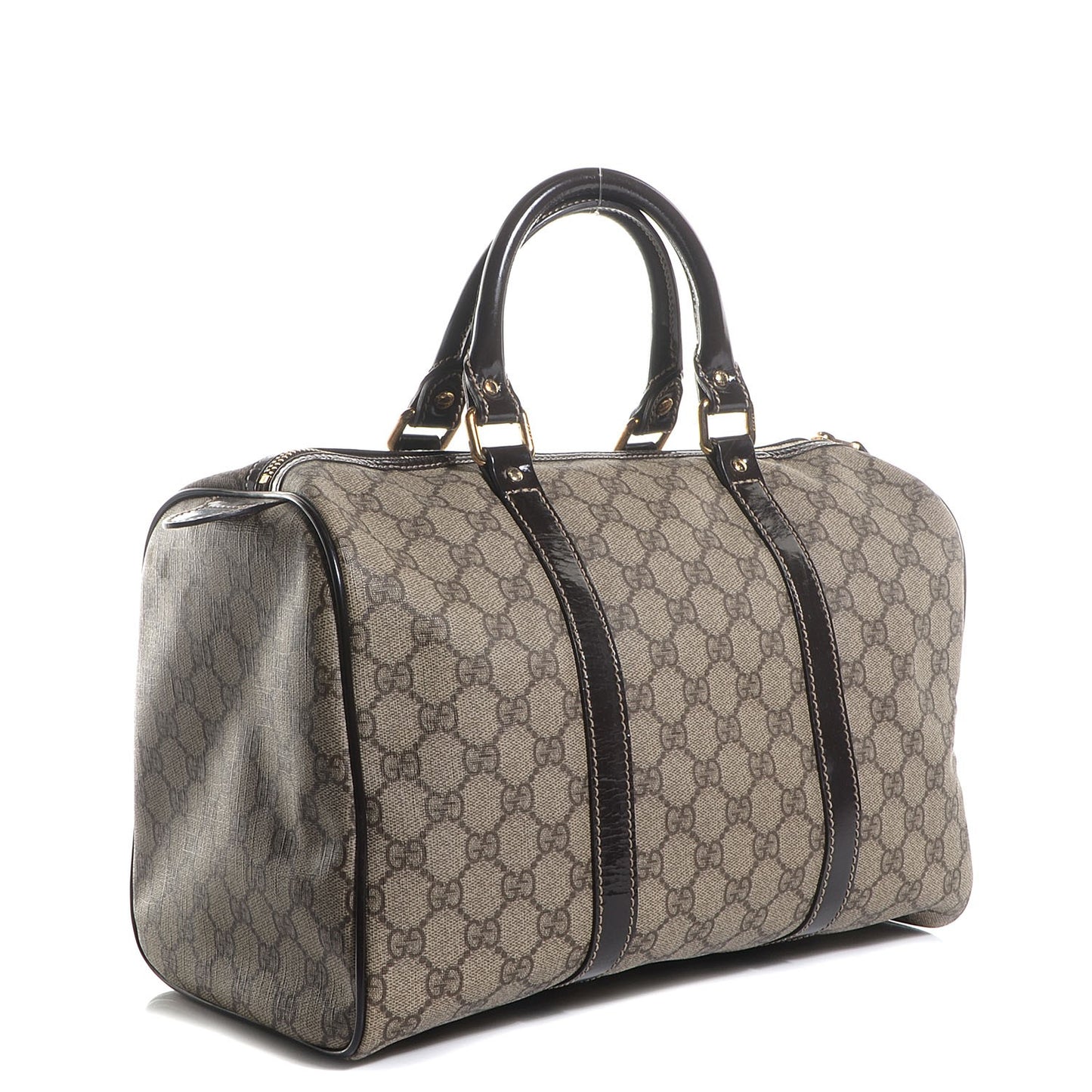 GG Plus Monogram Medium Joy Boston Dark Brown