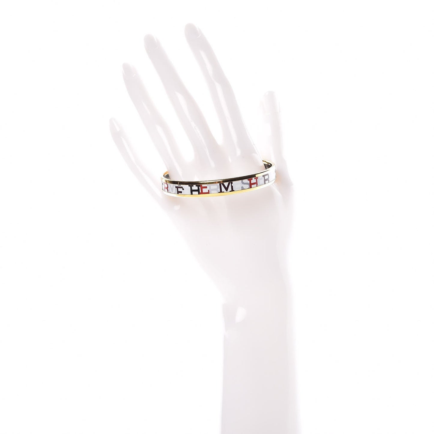 Enamel Printed Narrow Capitales Bracelet 65