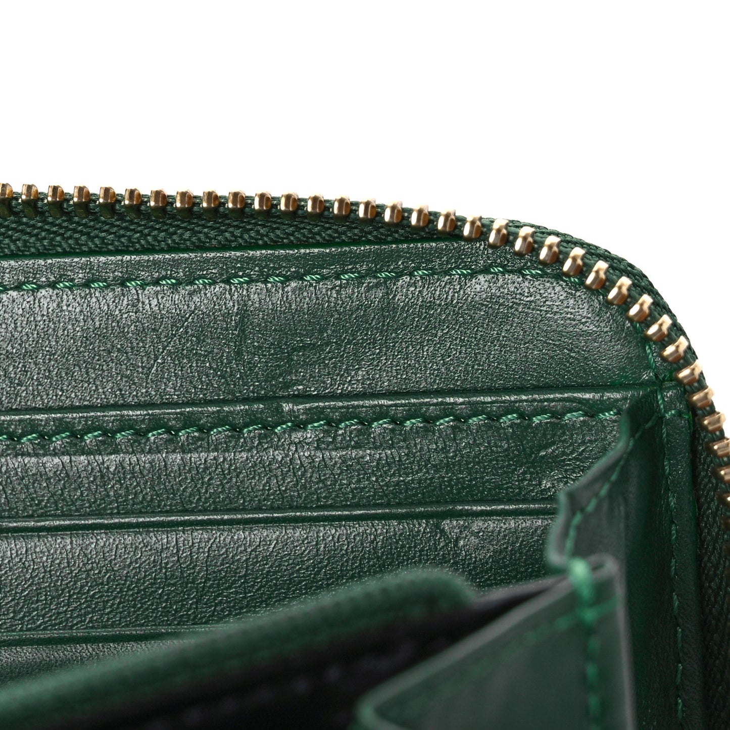 Haymarket Check Large Ziggy Zip Around Wallet Green