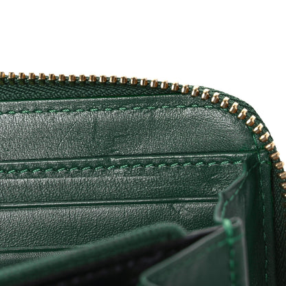 Burberry Haymarket Check Large Ziggy Zip Around Wallet Green 11 of 11