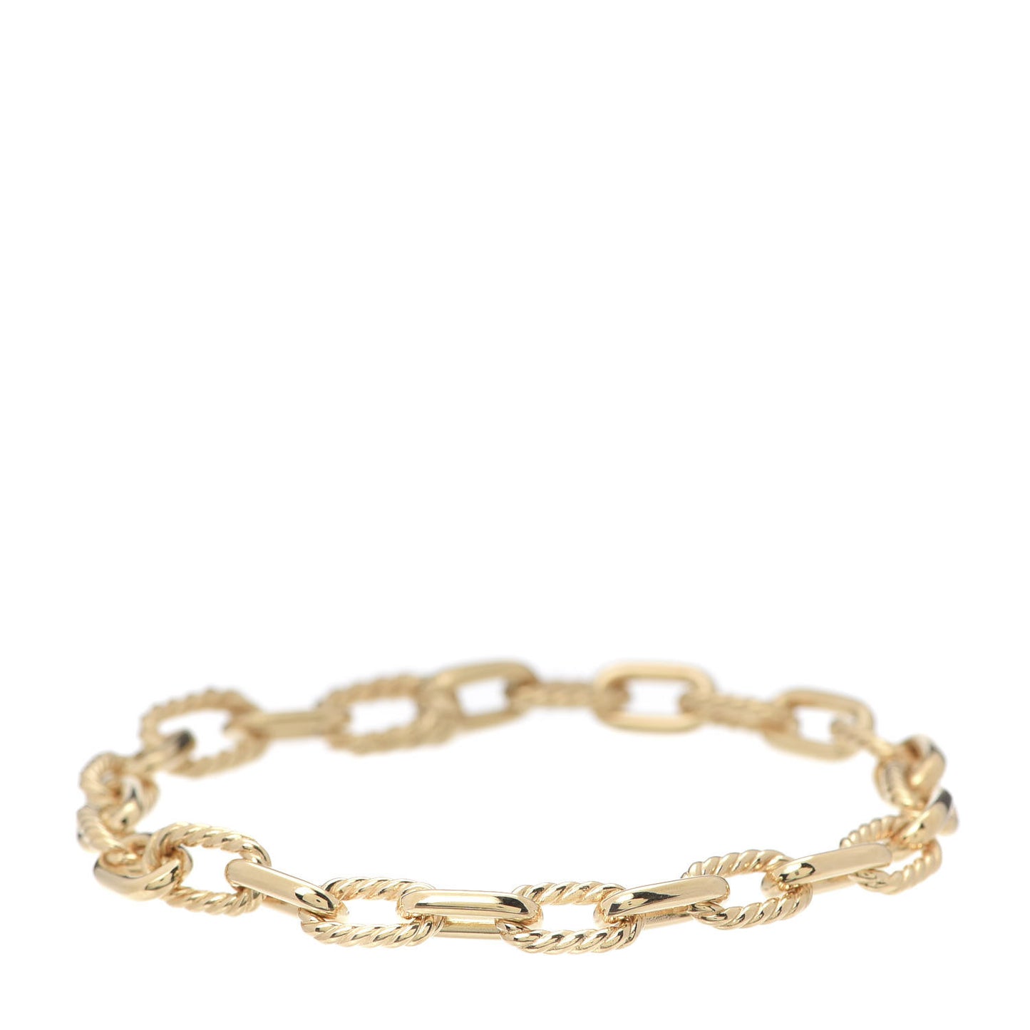 18K Yellow Gold 6mm Madison Classic Chain Bracelet