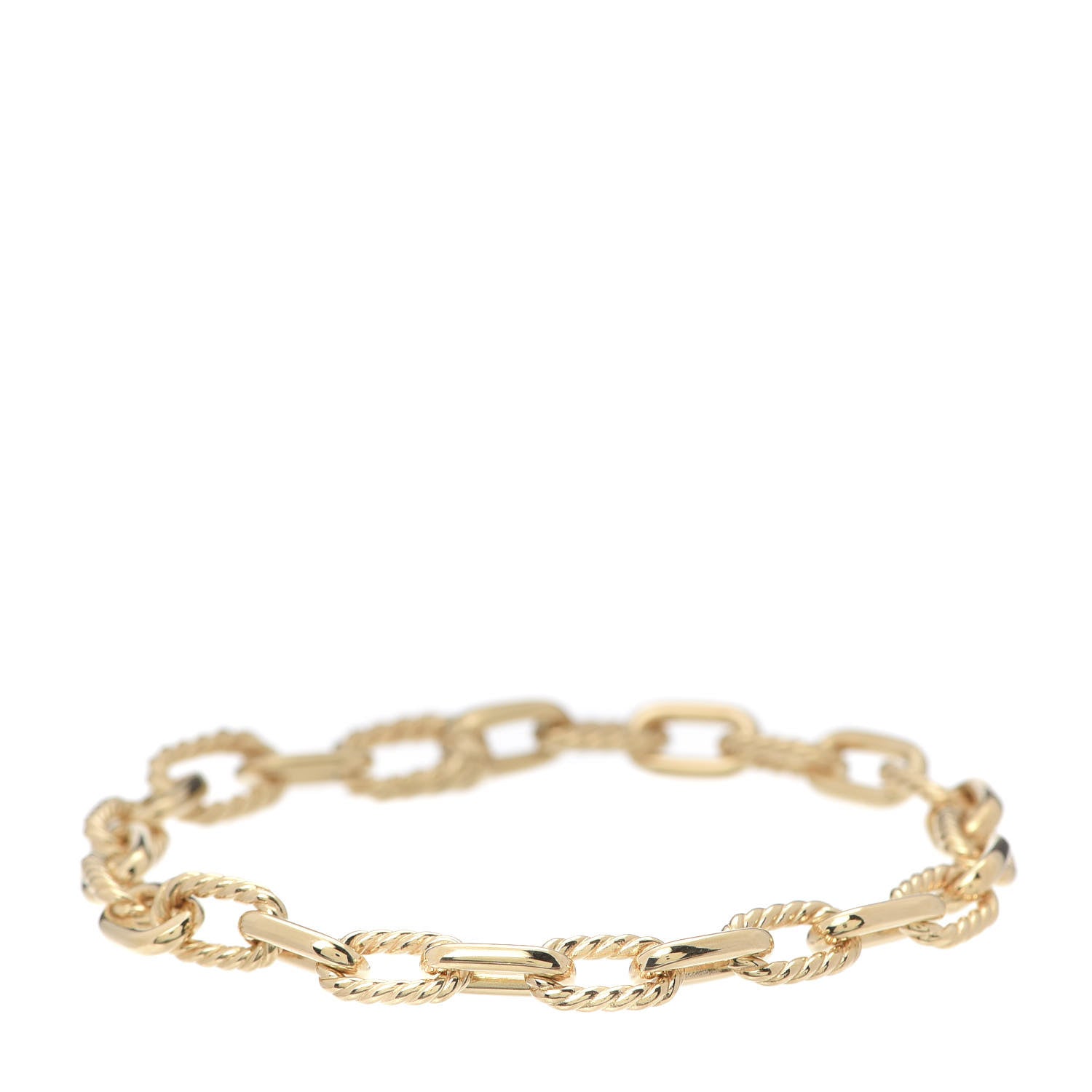 David Yurman 18K Yellow Gold 6mm Madison Classic Chain Bracelet 1 of 6