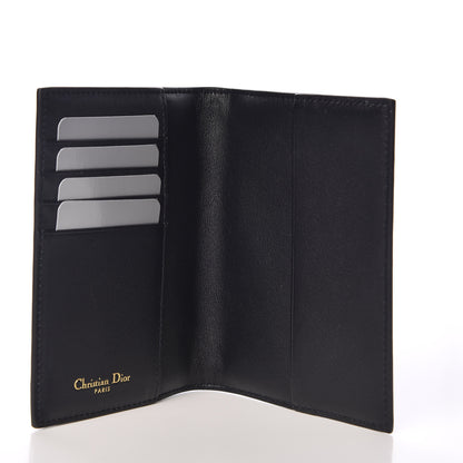 Christian Dior Calfskin Oblique Passport Holder Blue 5 of 7